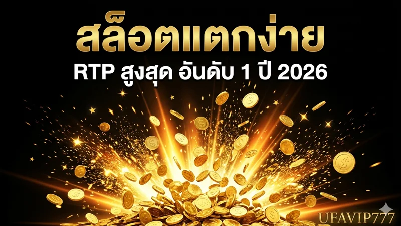 สล็อตแตกง่าย RTP สูง อันดับ 1 ปี 2026 — UFAVIP777